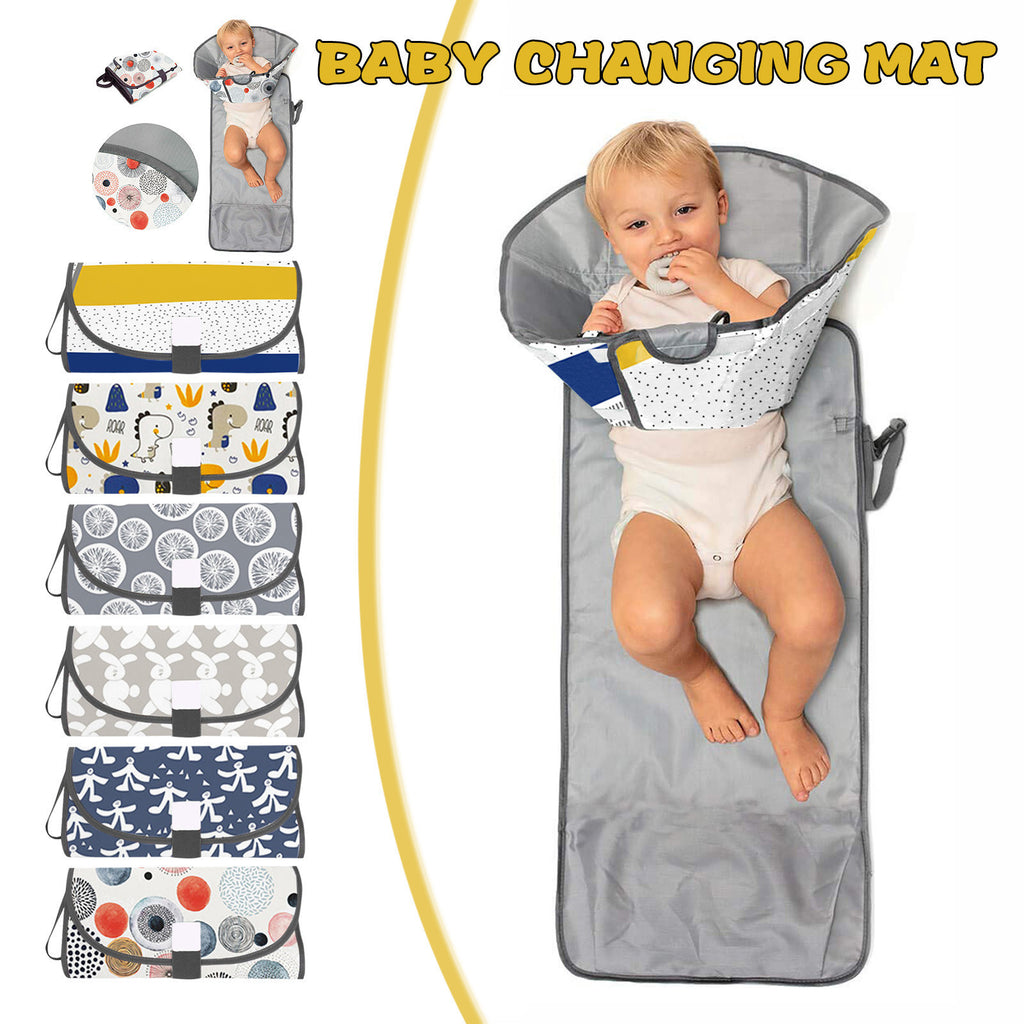 Mivorelle Waterproof Changing Pad — Foldable Oxford Cloth Diaper Mat