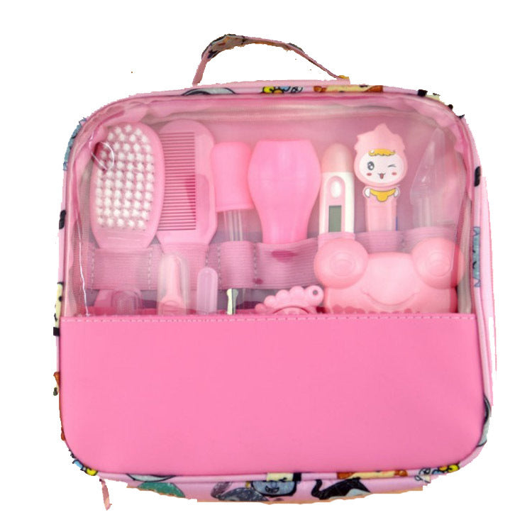 Mivorelle Complete Baby Grooming Set — 13 Piece Newborn Care Kit With Pouch