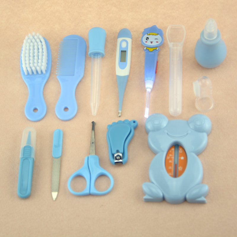 Mivorelle Complete Baby Grooming Set — 13 Piece Newborn Care Kit With Pouch