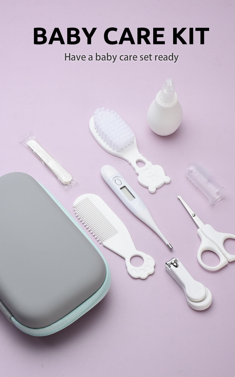 Mivorelle Baby Care Gift Set — 8 Piece Newborn Grooming Kit