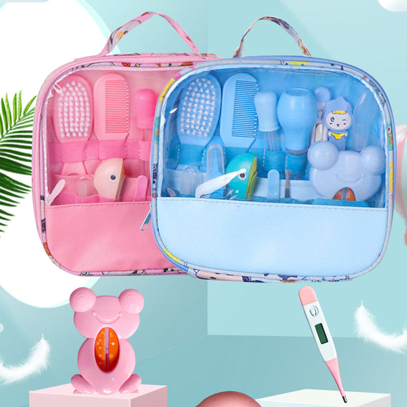 Mivorelle Complete Baby Grooming Set — 13 Piece Newborn Care Kit With Pouch