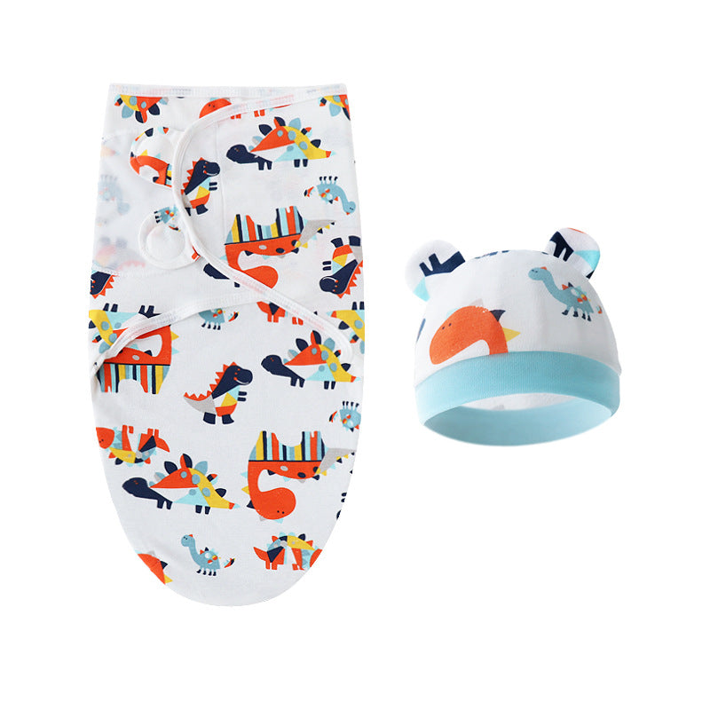 Mivorelle Newborn Swaddle Set — Pure Cotton Blanket & Hat