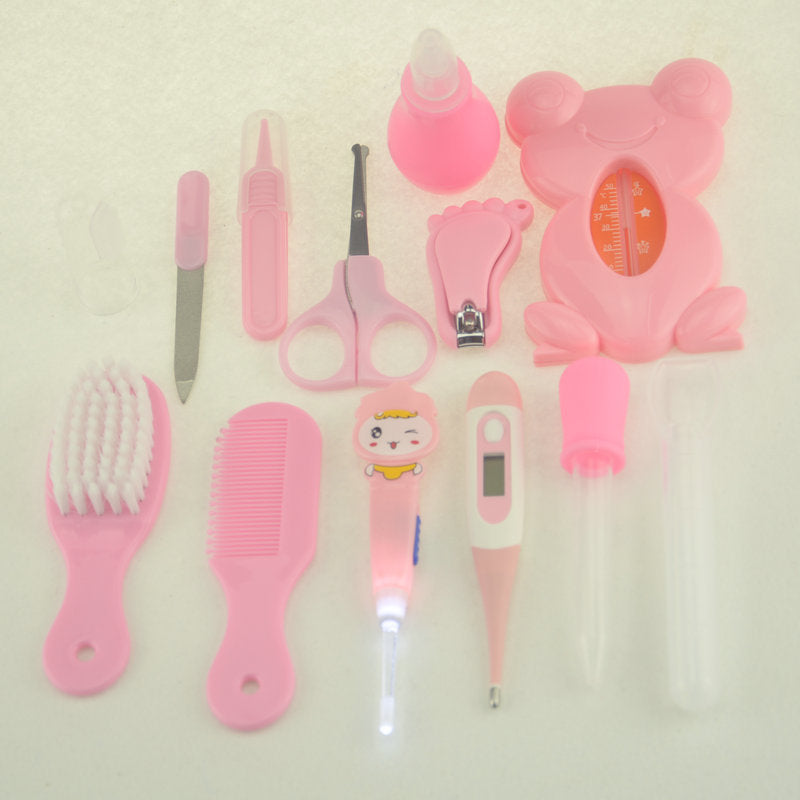 Mivorelle Complete Baby Grooming Set — 13 Piece Newborn Care Kit With Pouch