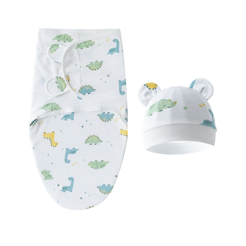 Mivorelle Newborn Swaddle Set — Pure Cotton Blanket & Hat
