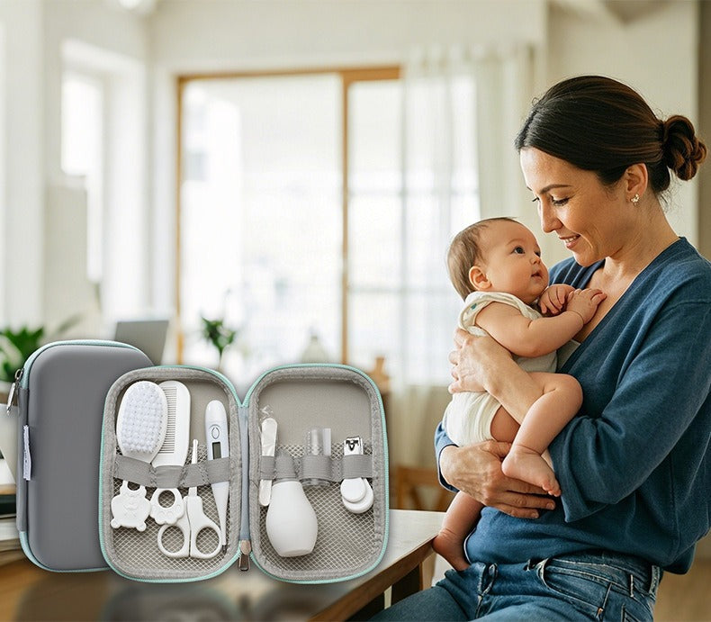 Mivorelle Baby Care Gift Set — 8 Piece Newborn Grooming Kit