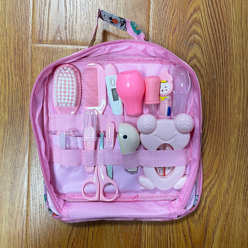 Mivorelle Complete Baby Grooming Set — 13 Piece Newborn Care Kit With Pouch
