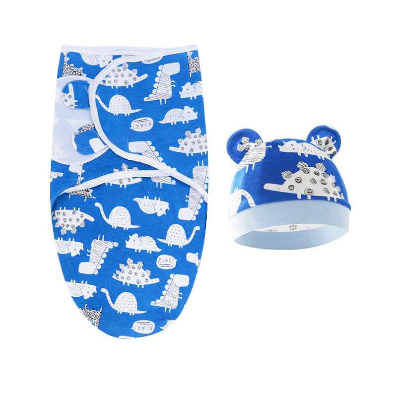 Mivorelle Newborn Swaddle Set — Pure Cotton Blanket & Hat